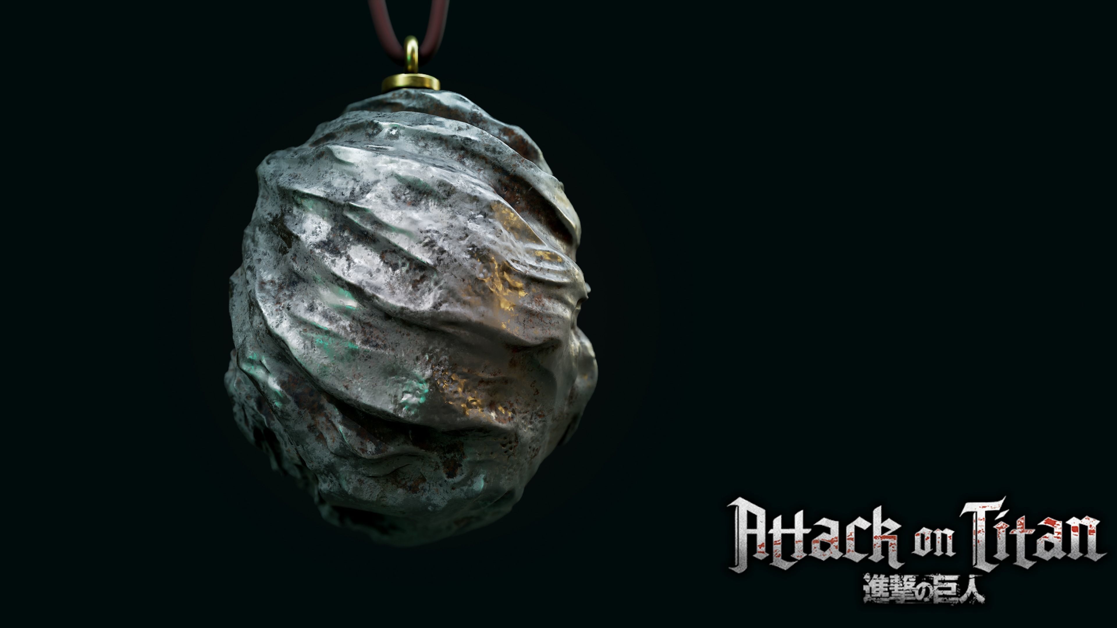 Attack on Titan Warhammer Titan Pendant Ready to 3D Print 3D print model_6