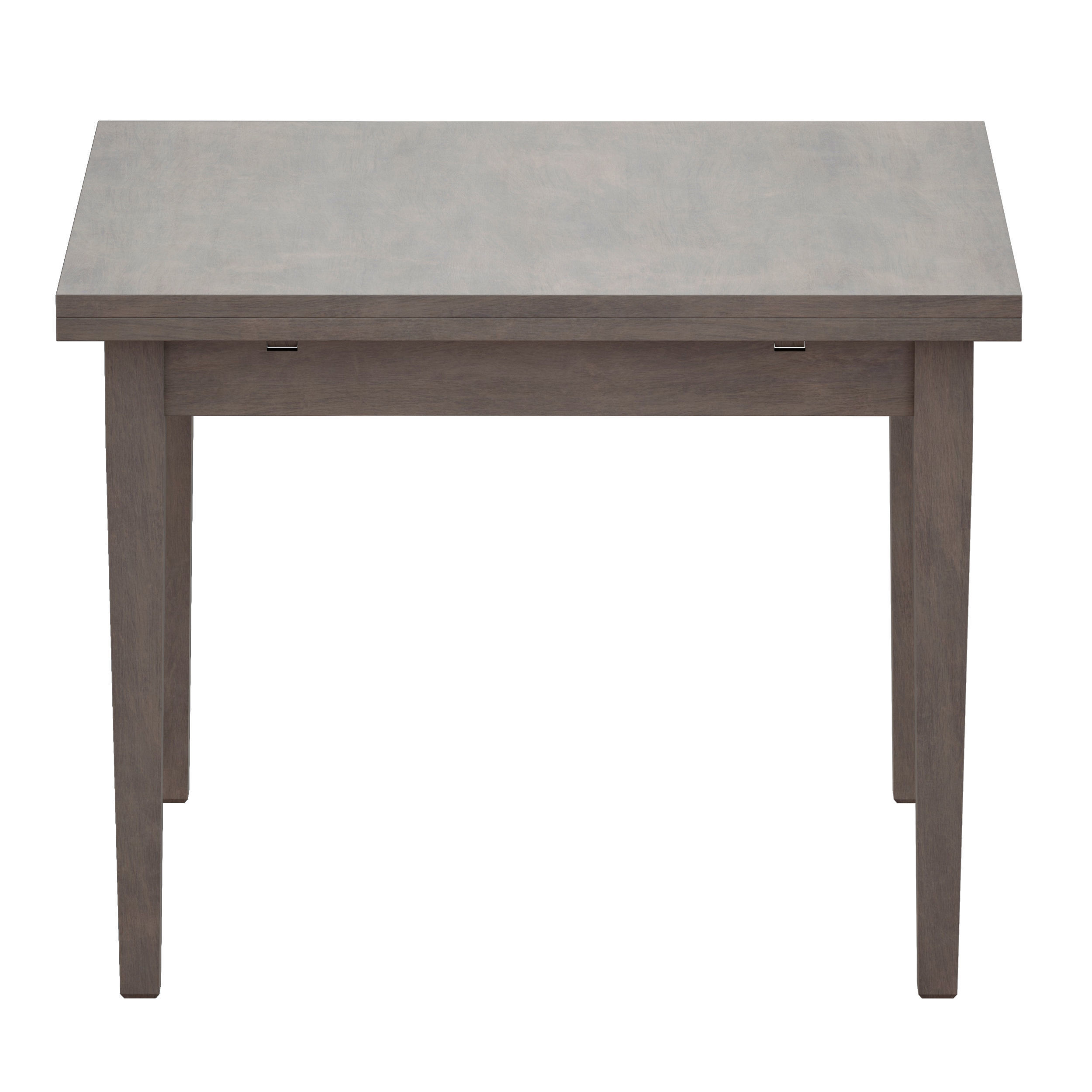 Pratico Dove Grey Extension Square Dining Table Crate and Barrel Low-poly 3D model_6