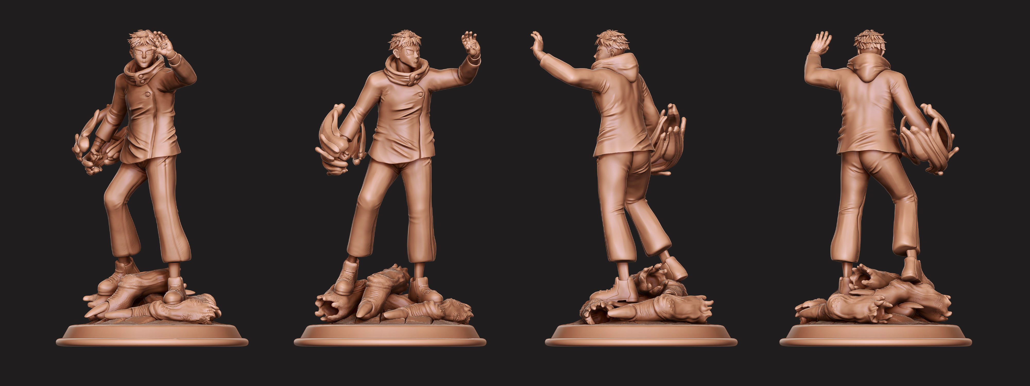 Yuji Itadori - jujutsu kaisen 3d print 3D Model  3D print model_1