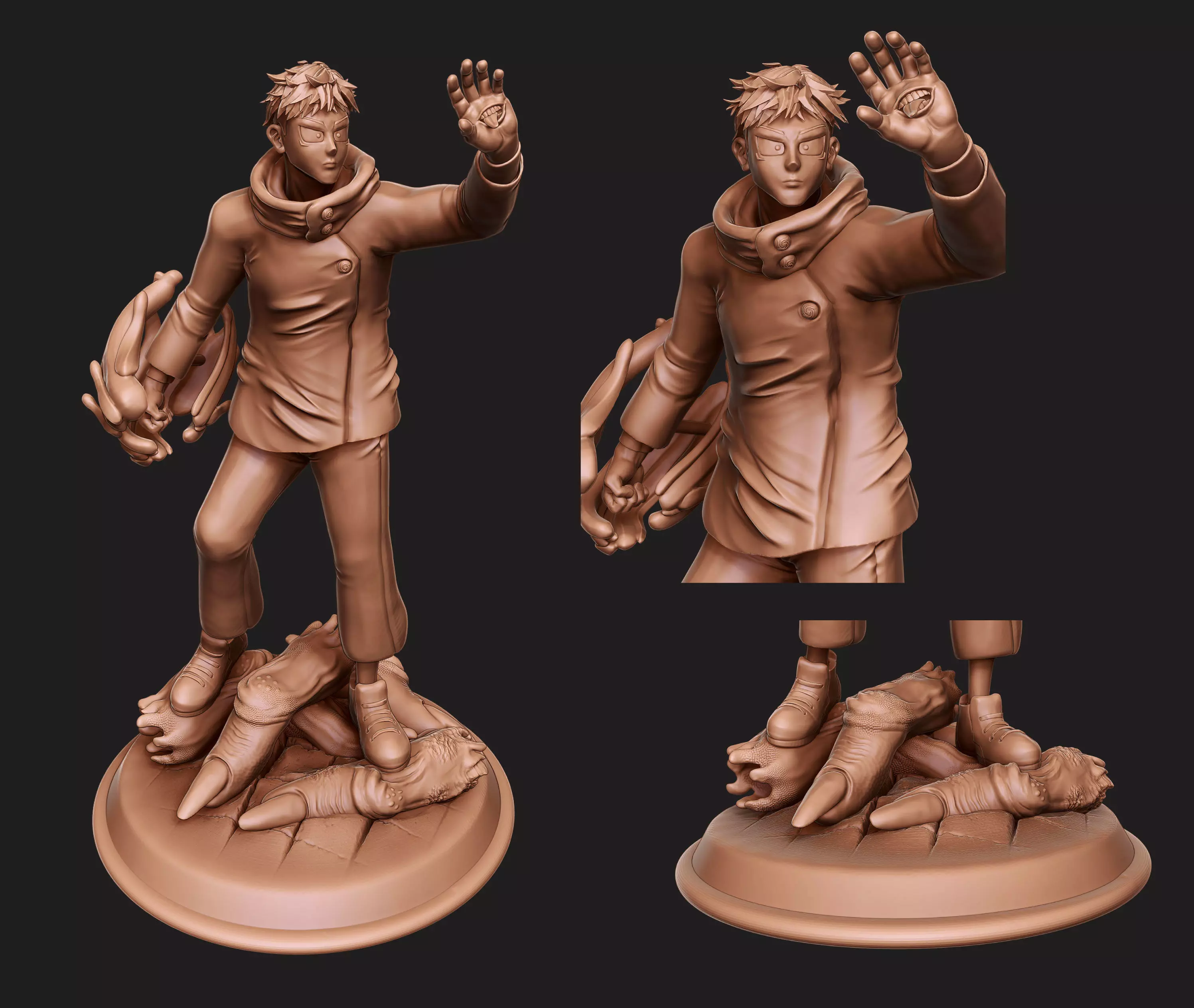 Yuji Itadori - jujutsu kaisen 3d print 3D Model  3D print model_0