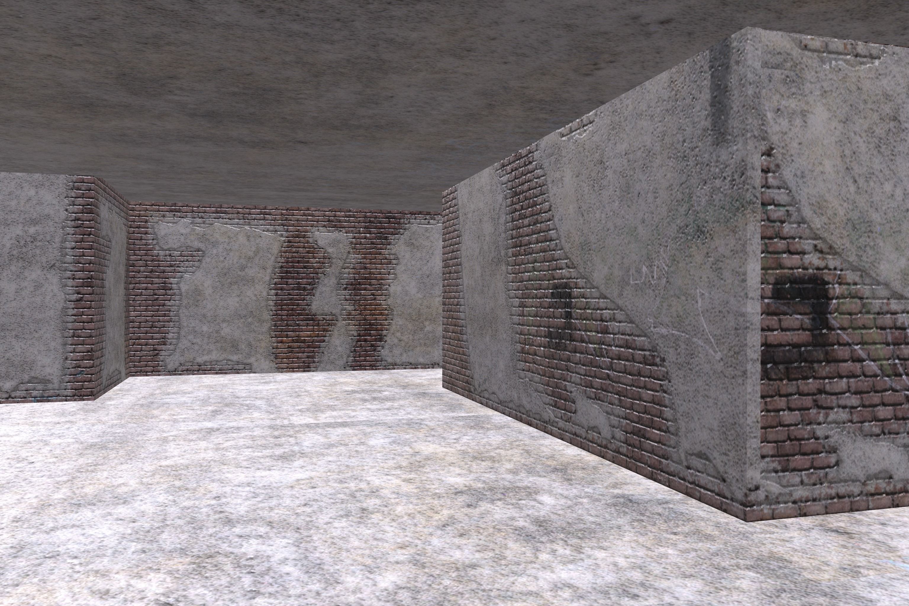 ABBANDONED BUILDING 01 Low-poly 3D model_8