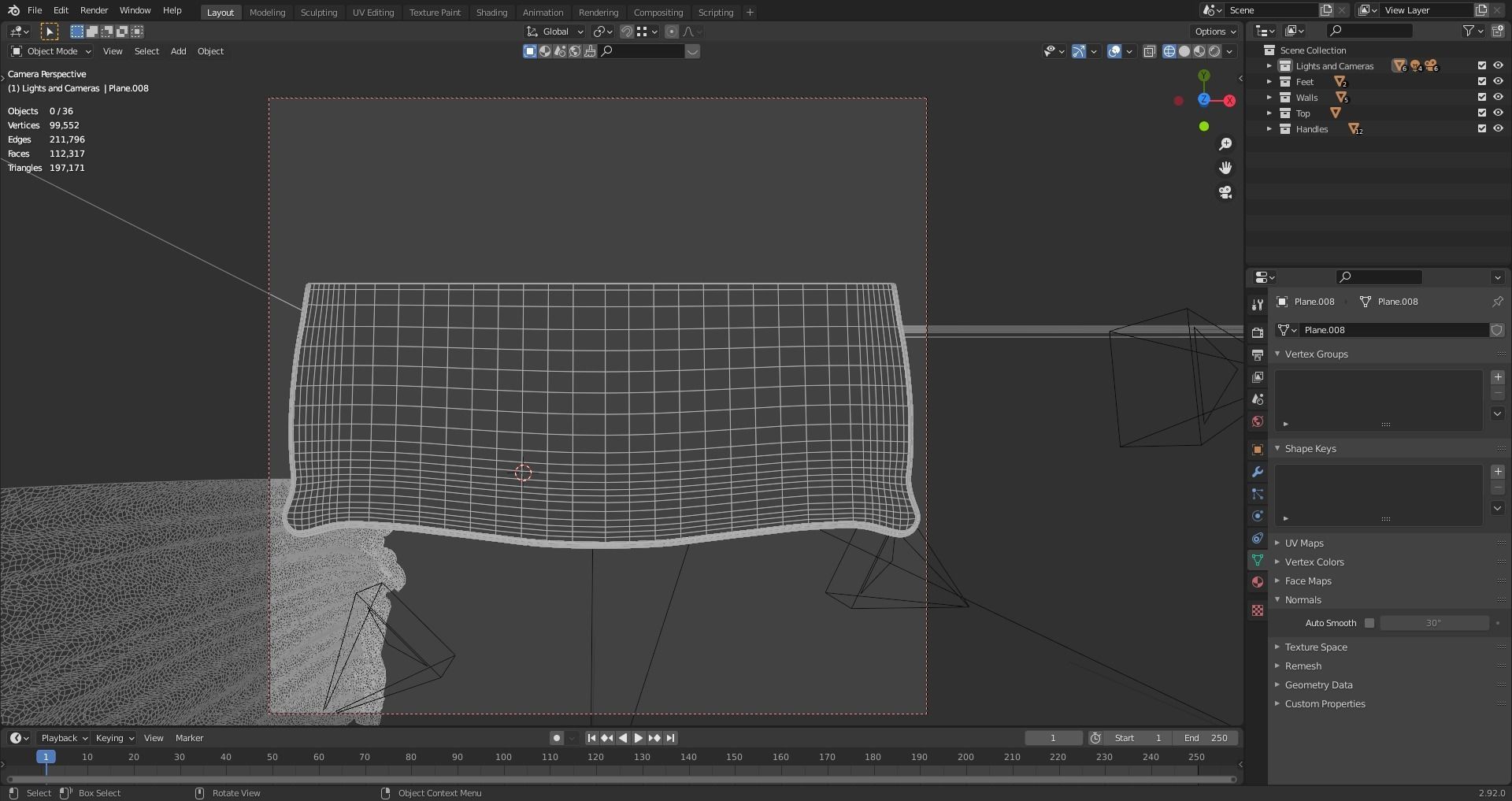 White Nightstand Large  3D model_11