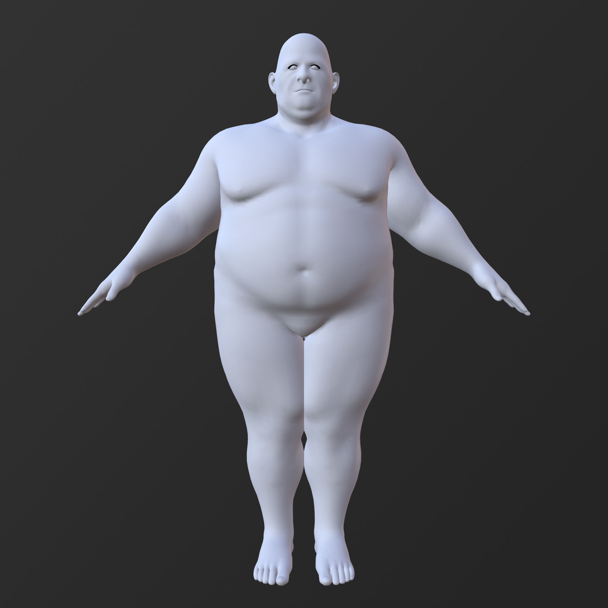 20 MALE BASE MESH  1-20 3D Model Collection_13
