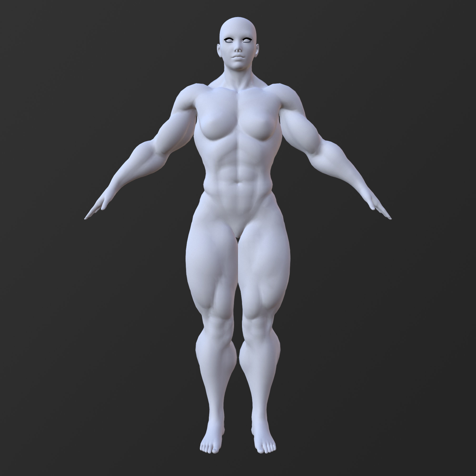 20 MALE BASE MESH  1-20 3D Model Collection_32