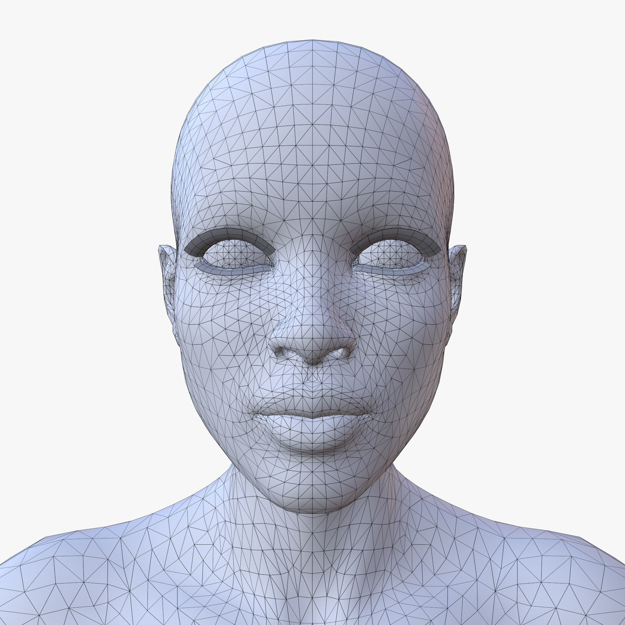 20 MALE BASE MESH  1-20 3D Model Collection_8