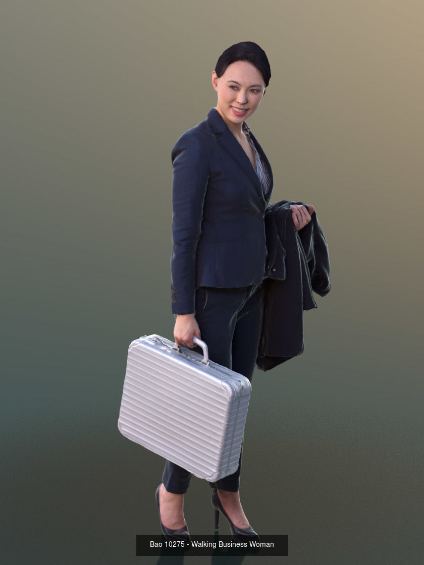 Asian People Casual Bundle 3D Model Collection_6