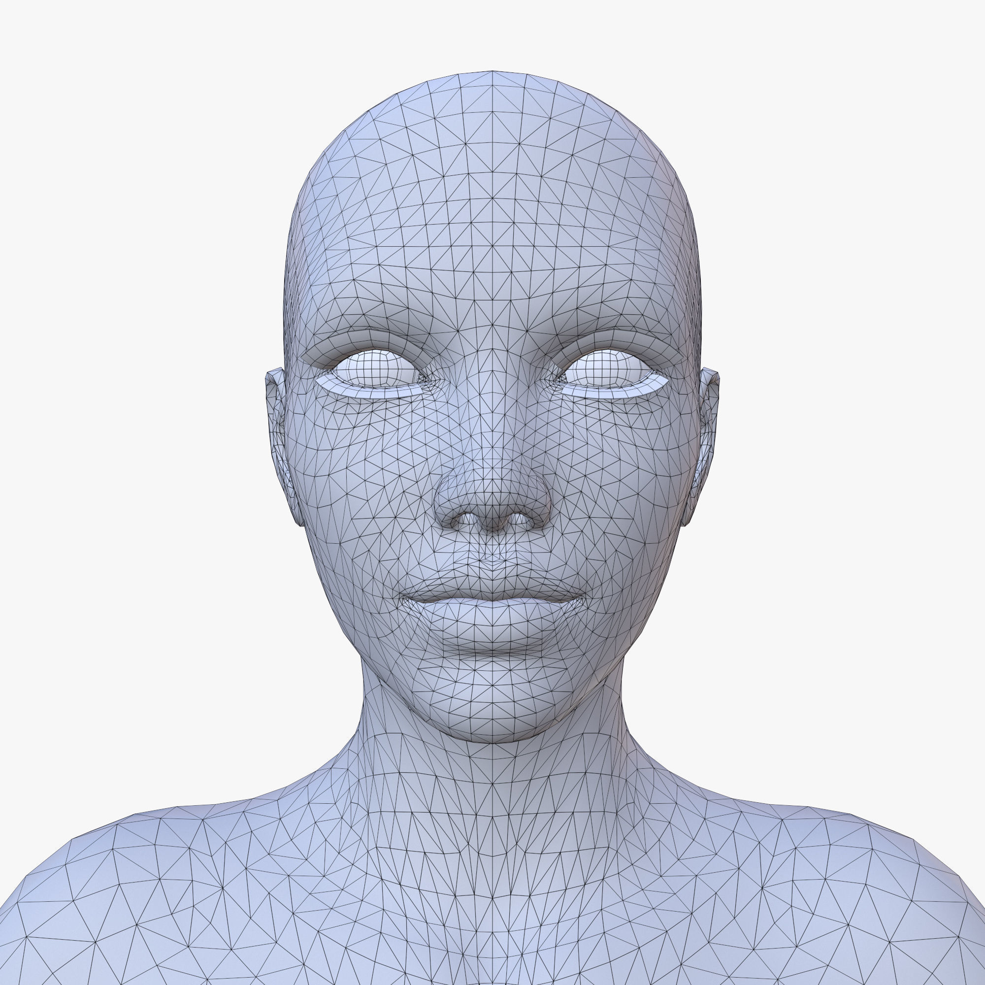 30 FEMALE BASE MESH  1-30 3D Model Collection_28