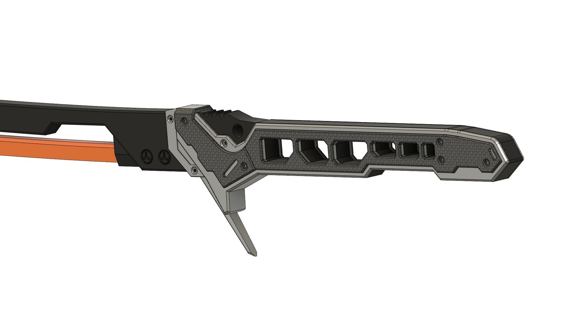 Cyberpunk 2077 Thermal Katana 3D print model_1