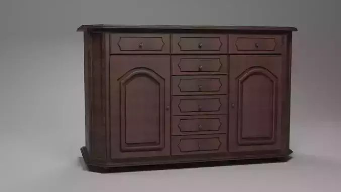 Antique Commode - Vintage 2k Textures