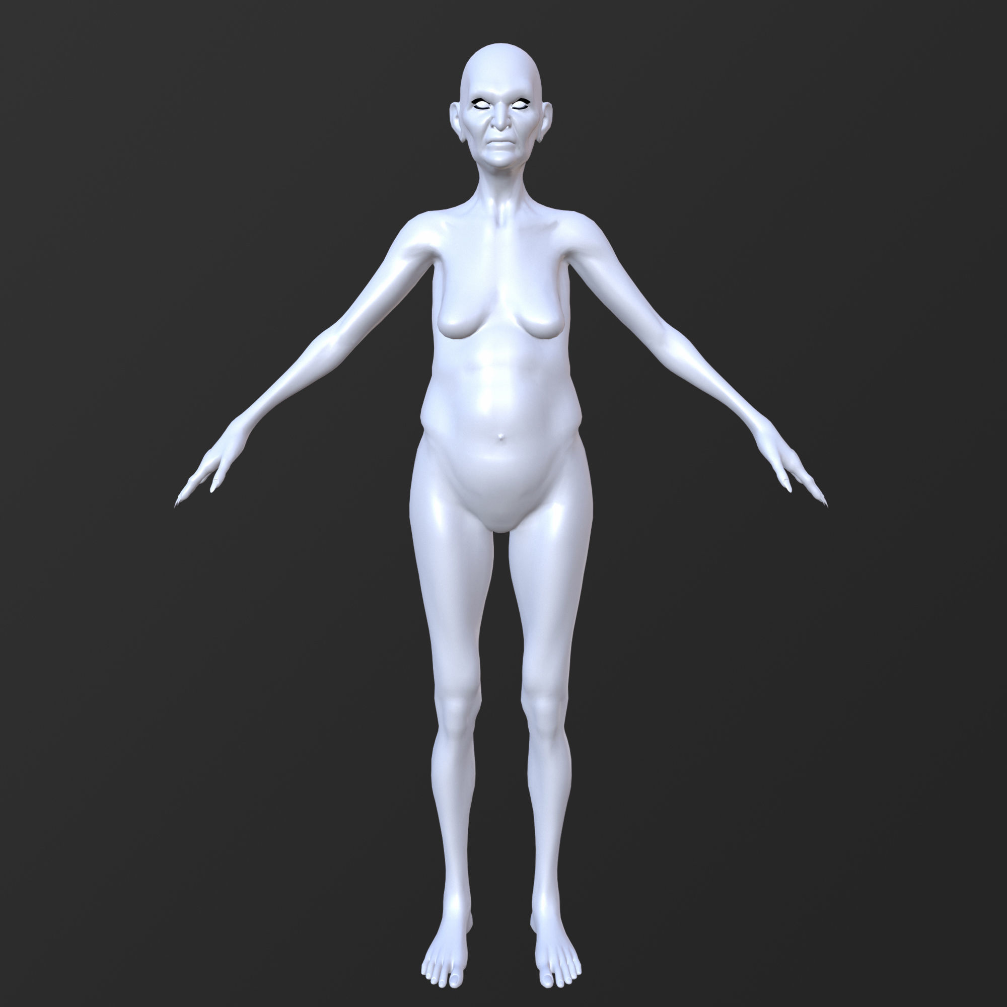 20 FEMALE BASE MESH  1-20 3D Model Collection_26
