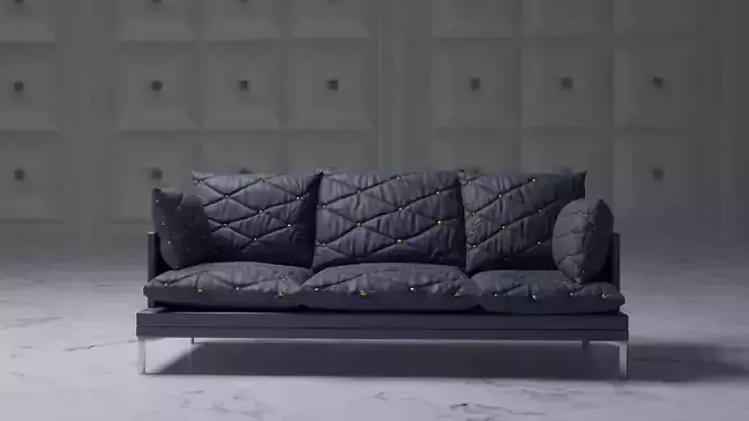 couch sofa with cushions