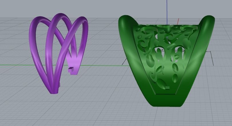 beautiful ring 3D print model_6