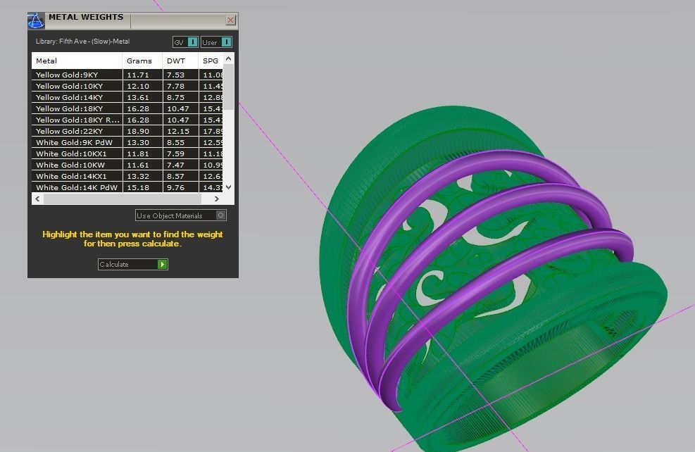 beautiful ring 3D print model_7