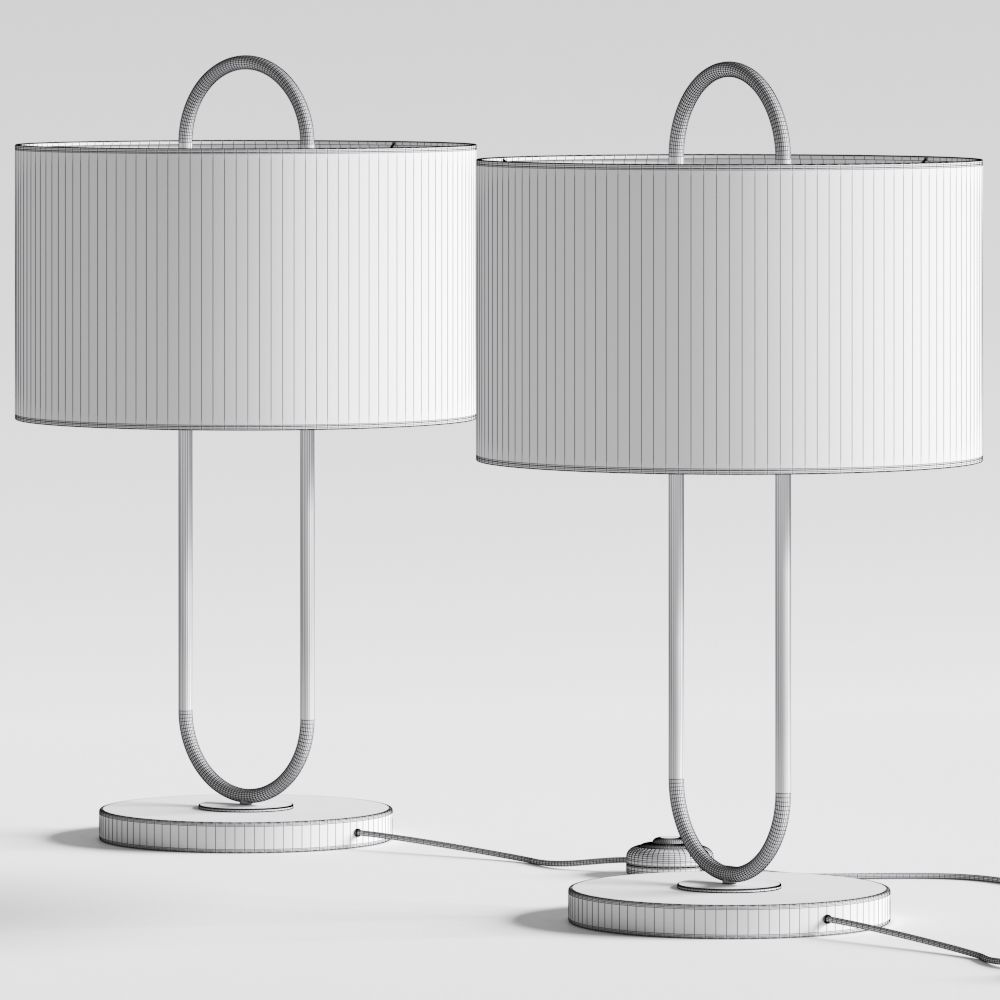 CB2 Exclusive Warner Table Lamps 3D model_2