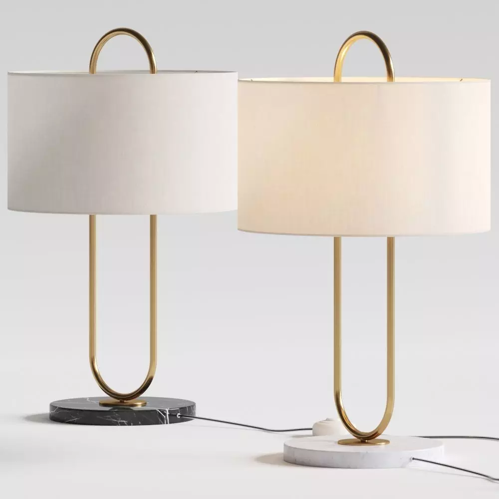 CB2 Exclusive Warner Table Lamps 3D model_0