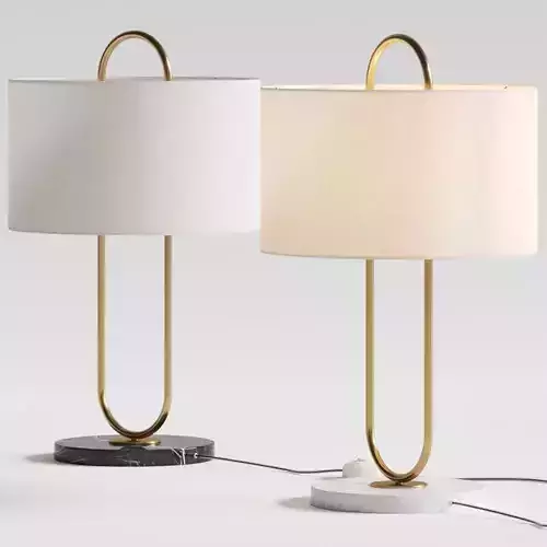 CB2 Exclusive Warner Table Lamps 3D model
