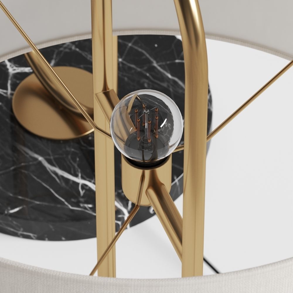 CB2 Exclusive Warner Table Lamps 3D model_1