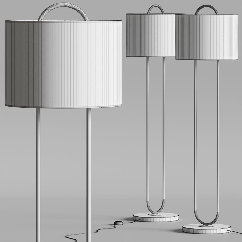 CB2 Exclusive Top Warner Floor Lamps 3D model_2