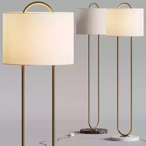 CB2 Exclusive Top Warner Floor Lamps