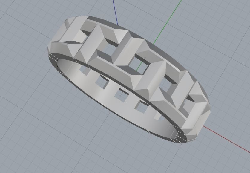 wedding ring 3D print model_2