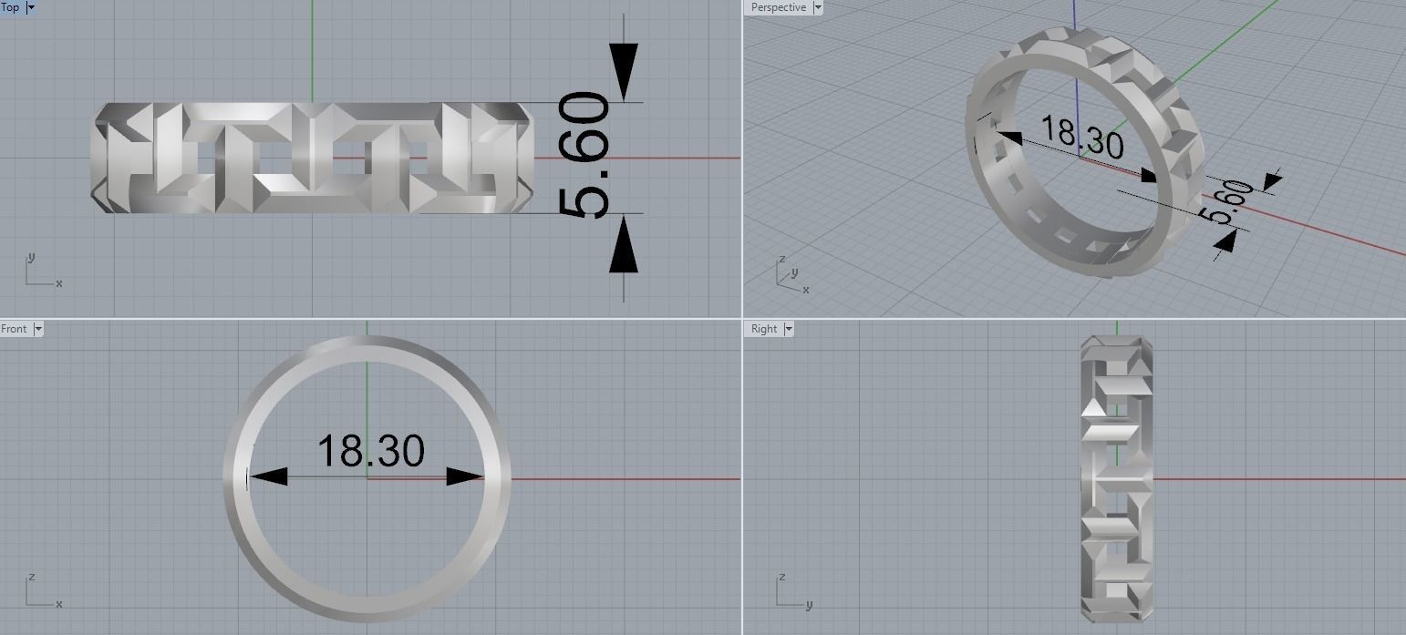 wedding ring 3D print model_1