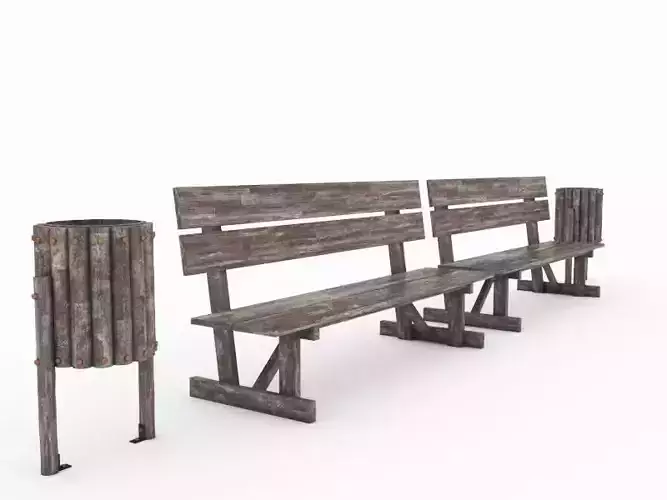 Garden Wooden Bench