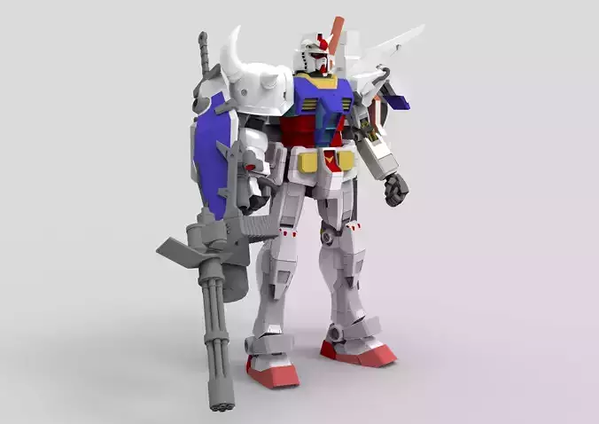 Gundam RX-78 Custom Gutling