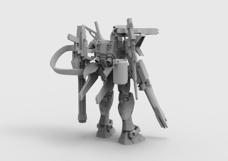 Gundam RX-78 Defender 3D model_27
