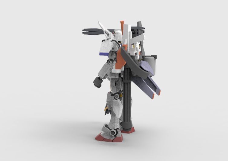 Gundam RX-78 Defender 3D model_20
