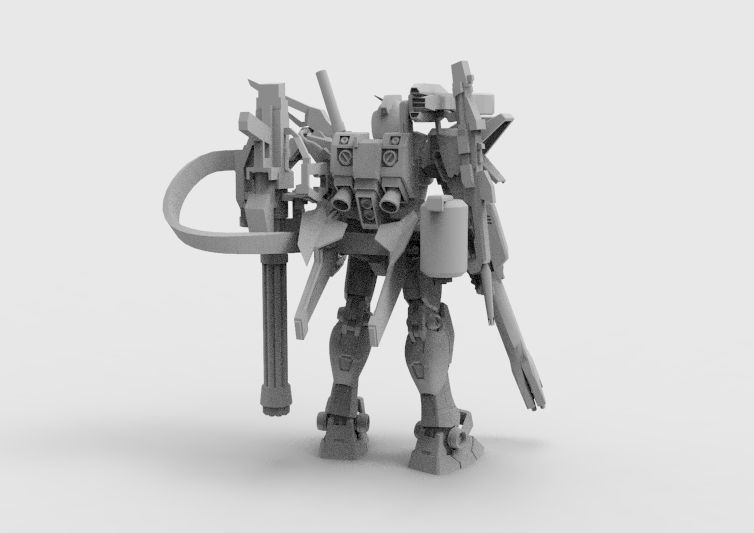 Gundam RX-78 Defender 3D model_26