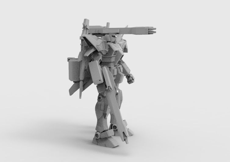 Gundam RX-78 Defender 3D model_31