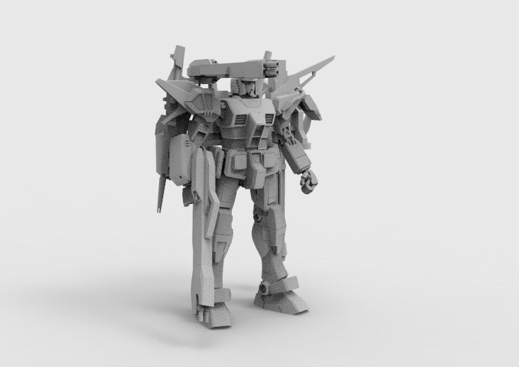 Gundam RX-78 Defender 3D model_21