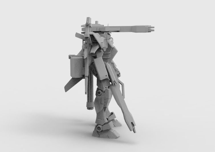 Gundam RX-78 Defender 3D model_30