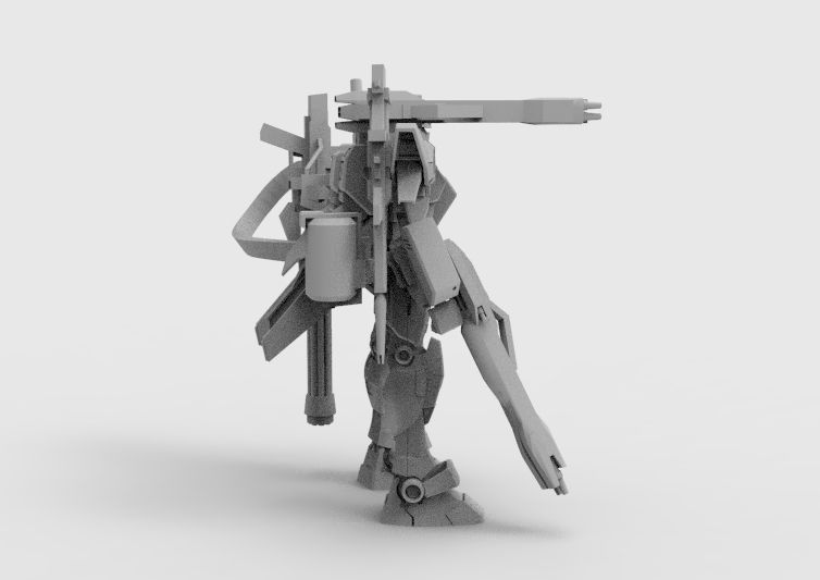 Gundam RX-78 Defender 3D model_29
