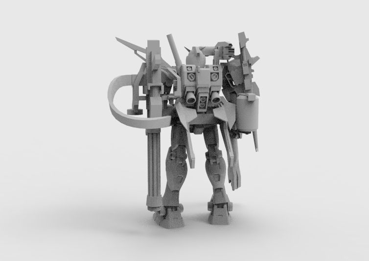 Gundam RX-78 Defender 3D model_24