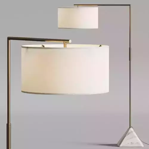 Pottery Barn Joelle Marble Floor Lamp