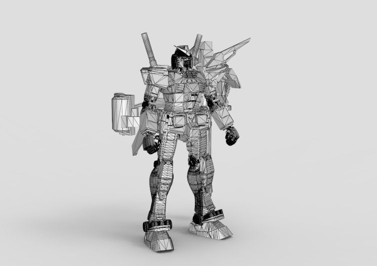 Gundam RX-78 Destroyer 3D model_41