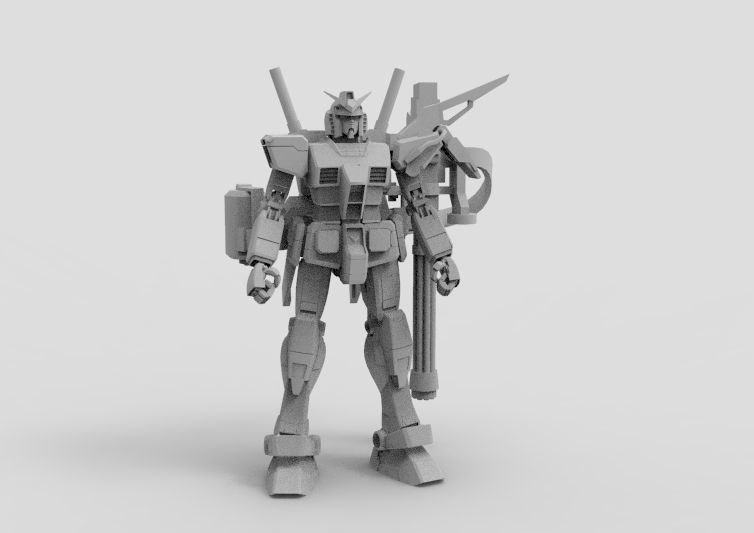 Gundam RX-78 Destroyer 3D model_32