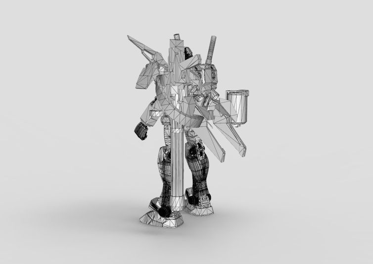 Gundam RX-78 Destroyer 3D model_42