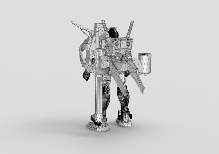 Gundam RX-78 Destroyer 3D model_43