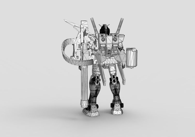 Gundam RX-78 Destroyer 3D model_44