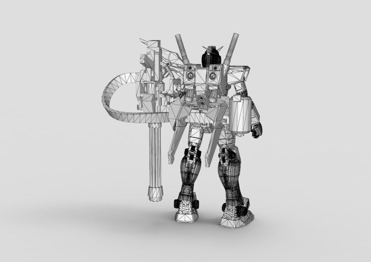 Gundam RX-78 Destroyer 3D model_46