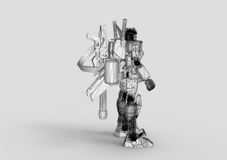 Gundam RX-78 Destroyer 3D model_49