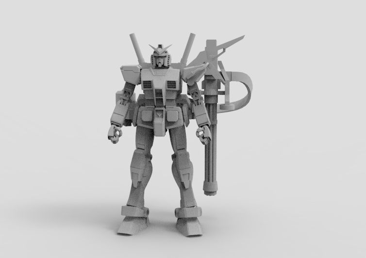 Gundam RX-78 Destroyer 3D model_34