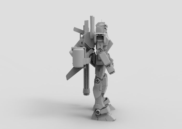 Gundam RX-78 Destroyer 3D model_30
