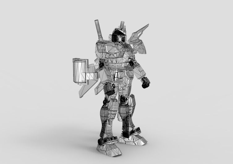 Gundam RX-78 Destroyer 3D model_53