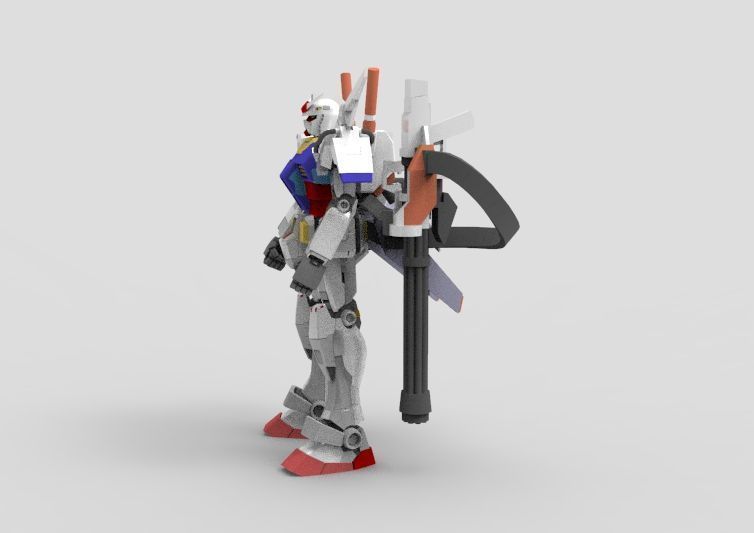 Gundam RX-78 Destroyer 3D model_18