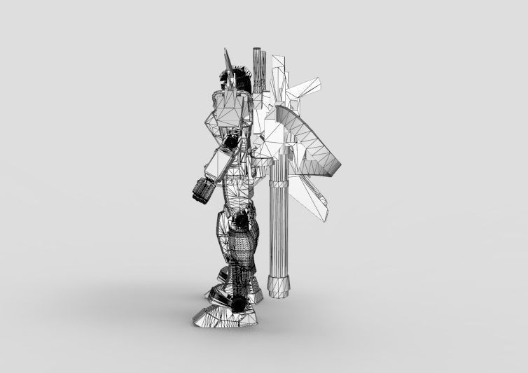 Gundam RX-78 Destroyer 3D model_59