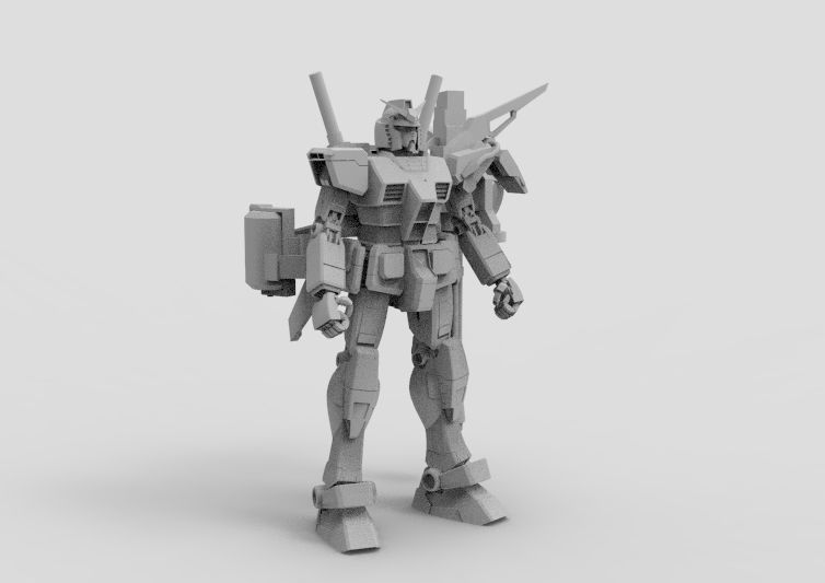 Gundam RX-78 Destroyer 3D model_21