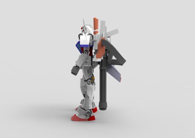 Gundam RX-78 Destroyer 3D model_19